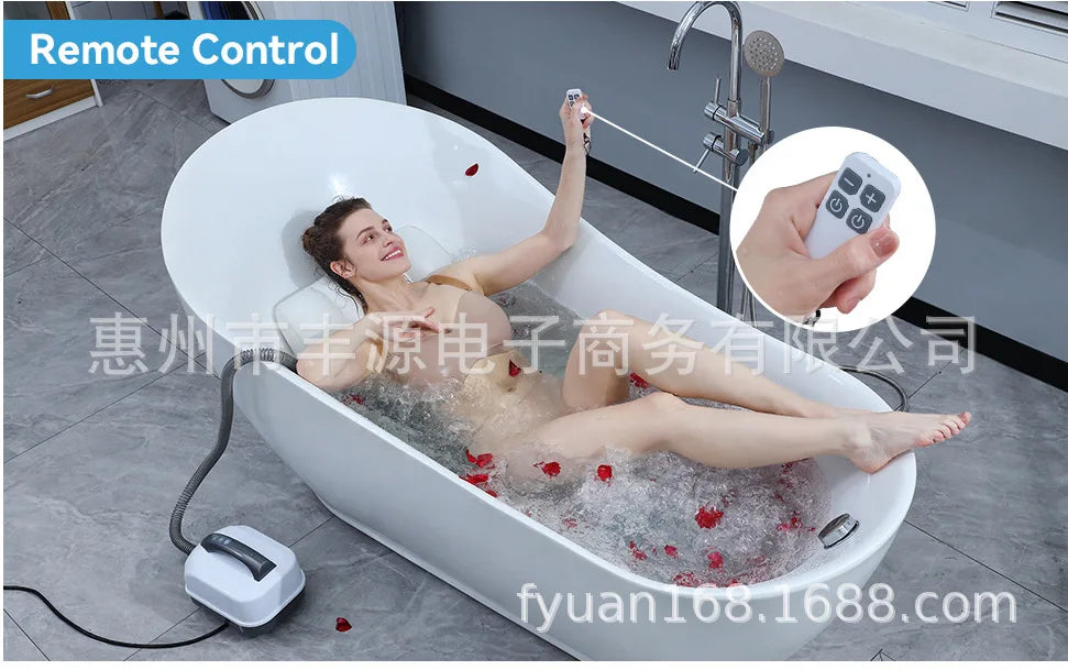 Massage Mat Waterproof Anti-slip Body Spa Home Full Body Massage Bathtub Bubble Machine New Electric Bathtub Bubble