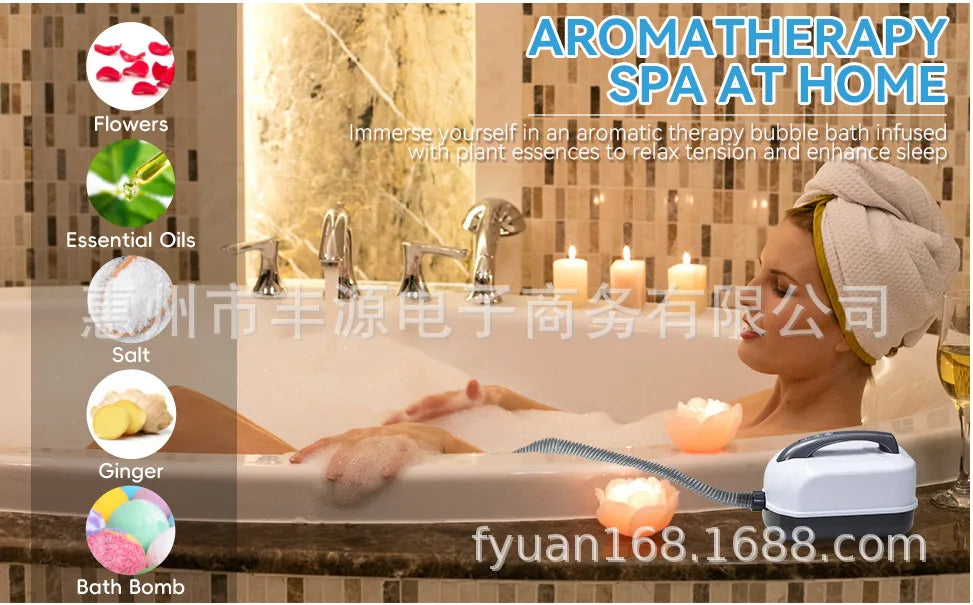 Massage Mat Waterproof Anti-slip Body Spa Home Full Body Massage Bathtub Bubble Machine New Electric Bathtub Bubble
