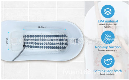 Massage Mat Waterproof Anti-slip Body Spa Home Full Body Massage Bathtub Bubble Machine New Electric Bathtub Bubble